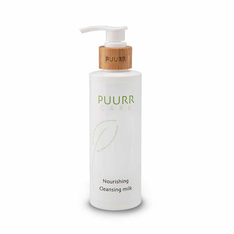 PUURR Nourishing milk voor de eerste stap van een effectieve & milde reiniging zonder allergene parfum